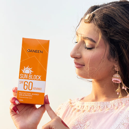 spf60 sunblock for glowing skin