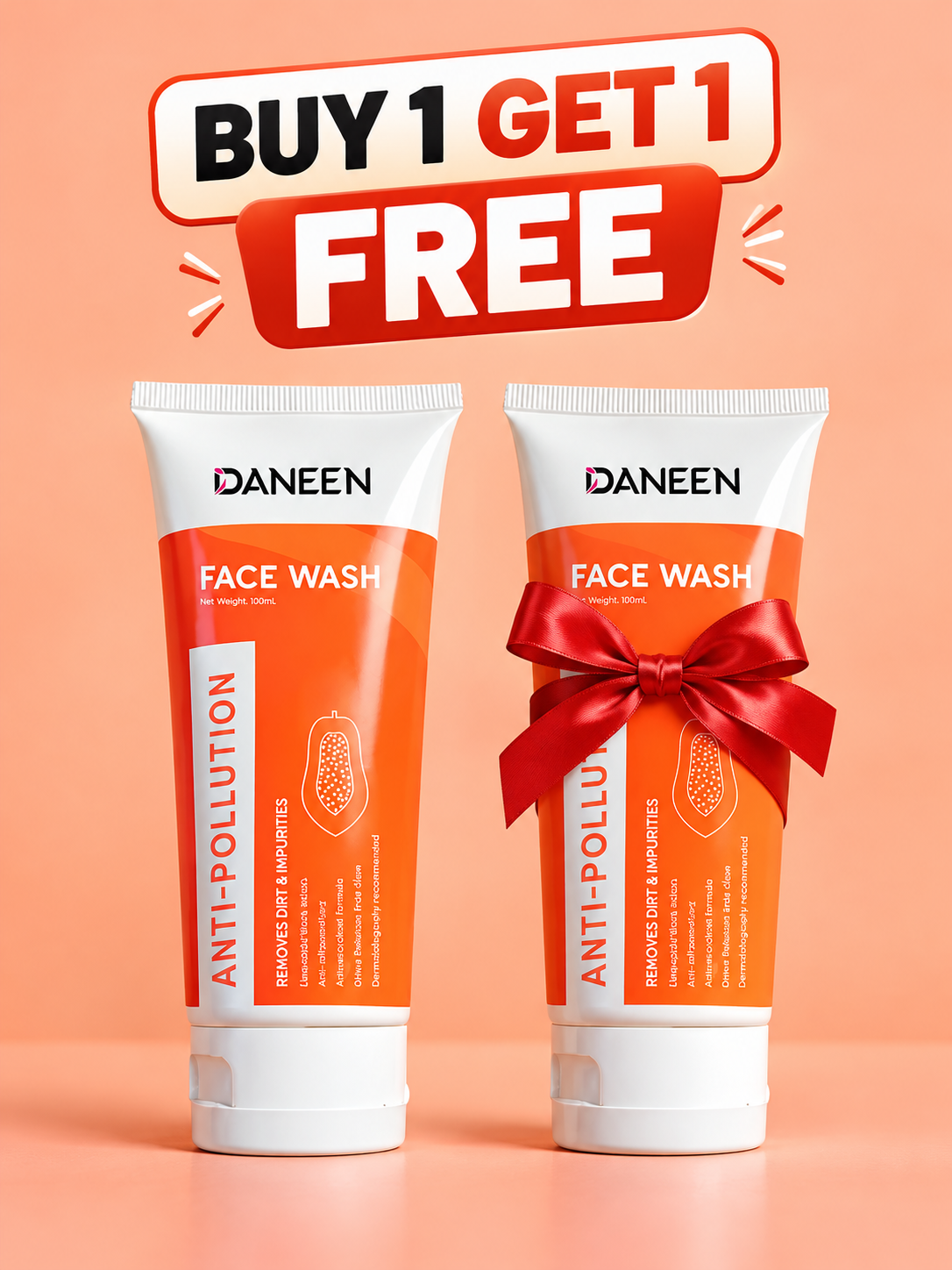 Anti-Pollution Face Wash 100ml – Buy 1 Get 1 FREE