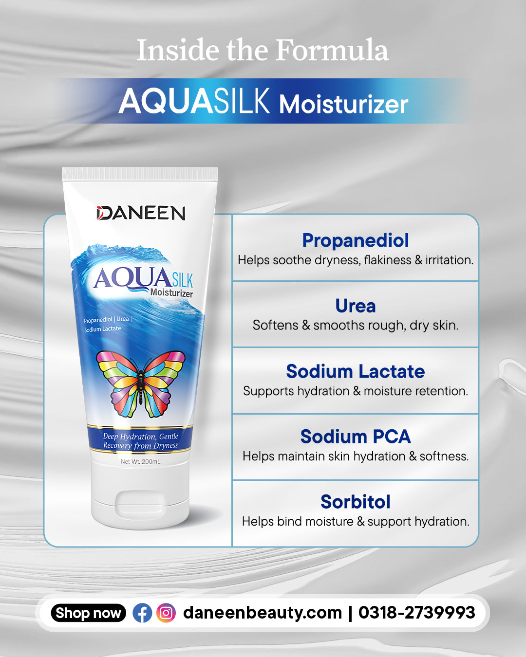 Aqua Silk Moisturizer 200 ml