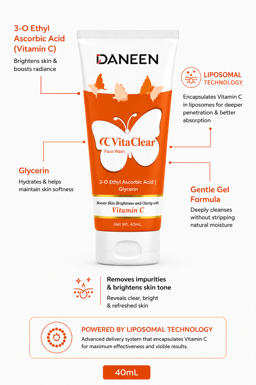 C Vita Clear Facewash Gel based